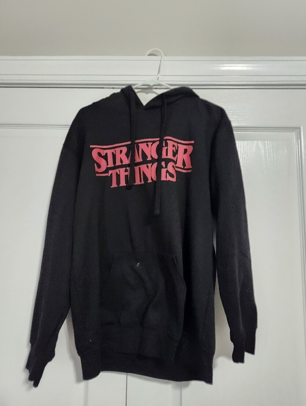 Black Stranger Things Hoodie Size M